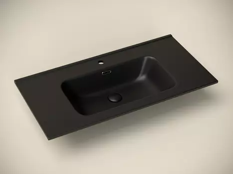 Раковина накладная Ceramica Nova Element 91 см CN7002MB черная матовая