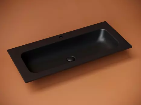 Раковина накладная Ceramica Nova Grace 101 см CN7013MB черная матовая