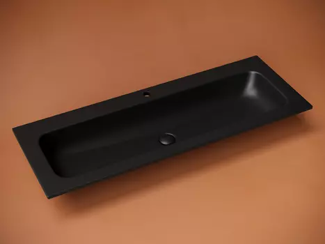 Раковина накладная Ceramica Nova Grace 121 см CN7017MB черная матовая