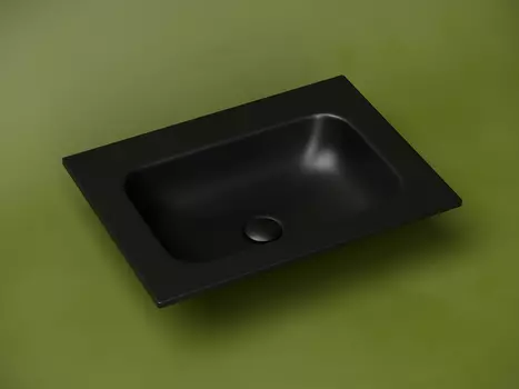 Раковина накладная Ceramica Nova Grace 61 см CN7011MBwx черная матовая