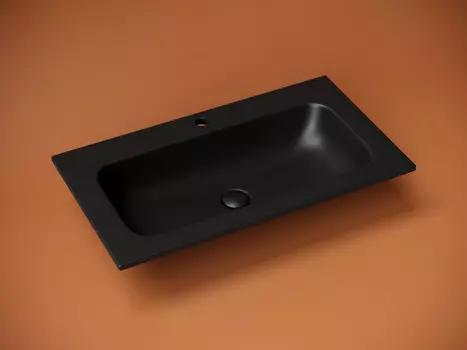 Раковина накладная Ceramica Nova Grace 81 см CN7012MB черная матовая