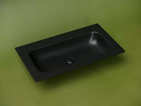 Раковина накладная Ceramica Nova Grace 81 см CN7012MBwx черная матовая