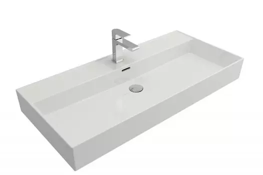 Накладная раковина Cezares Cadro CZR-MIL-100-LVB 100 см, белая