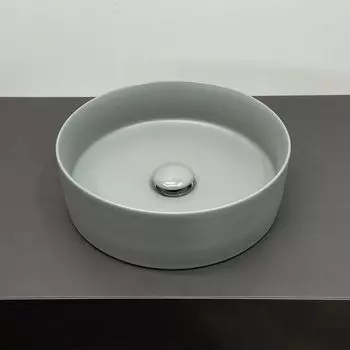 Накладная раковина Comforty 9111 MH 35 см, светло-серая матовая