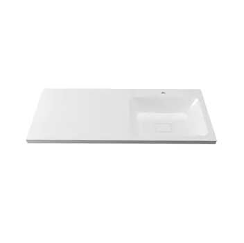 Накладная раковина Grossman Камилла 110 см 1101032 правая белая