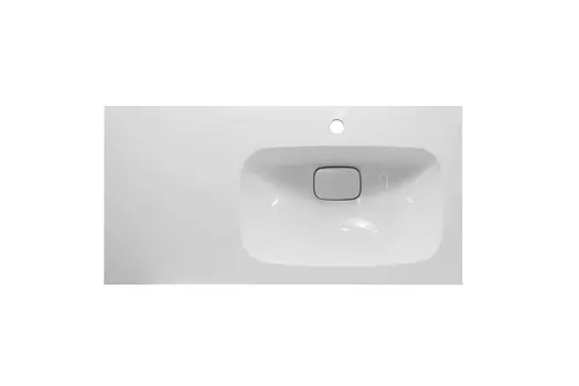 Накладная раковина Эстет Барселона 90 см ФР-00014917 правая, silk белая
