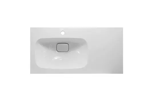 Накладная раковина Эстет Барселона 90 см ФР-00014916 левая, silk белая