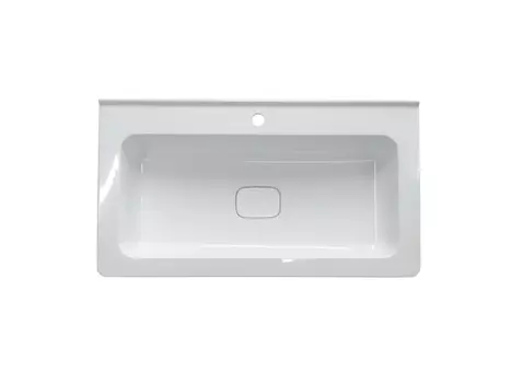 Накладная раковина Эстет Каре Люкс 80 см ФР-00014939 silk белая