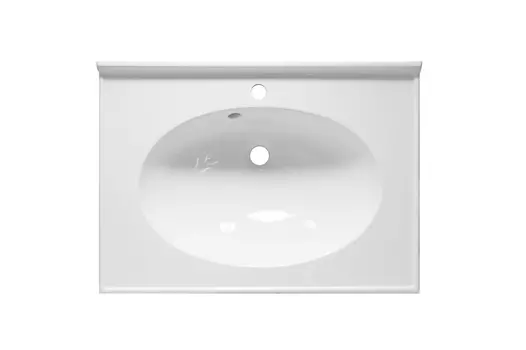 Накладная раковина Эстет Лилия 70 см ФР-00014942 silk белая