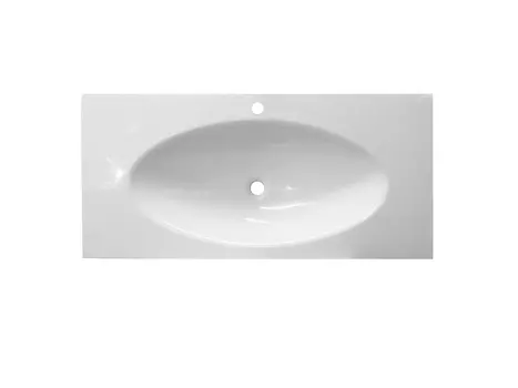 Накладная раковина Эстет Мальта Люкс 100 см ФР-00014944 silk белая