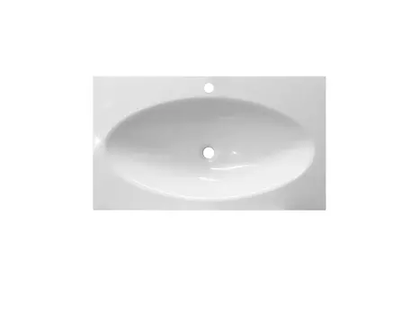 Накладная раковина Эстет Мальта Люкс 80 см ФР-00014692 silk белая