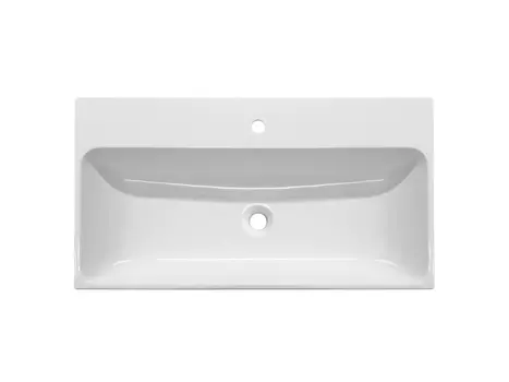 Накладная раковина Эстет Малибу 80 см ФР-00014943 silk белая