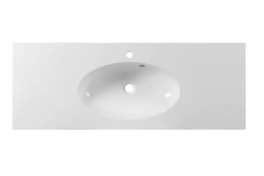 Накладная раковина Эстет Вегас 120 см ФР-00014920 silk белая