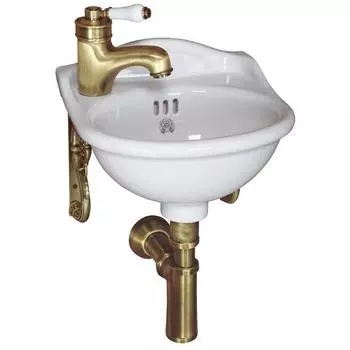 Накладная раковина Migliore Milady 32 см 22817 белая, золото