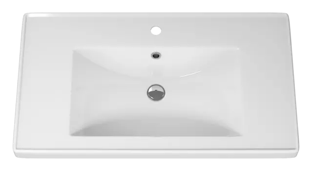 Раковина мебельная Misty Канте 80 см 2050014200512 белая