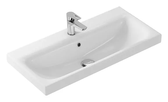 Накладная раковина Misty Moduo Slim 80 см UM-MOD80SL/1 белая