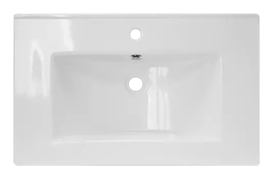 Накладная раковина Misty Quadro 75 см QDR75SLWB01 белая