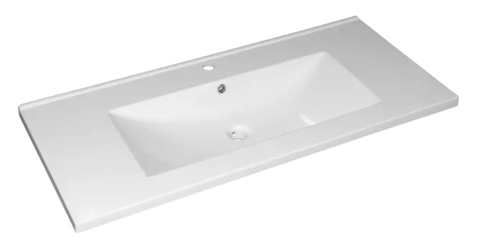 Раковина мебельная Misty Qvatro 105 см Р-Ква14105-01 белая