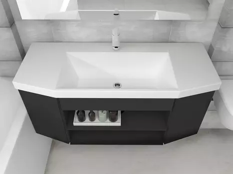 Накладная раковина Misty Слим 110 см 5021100 белая