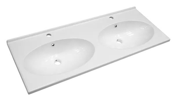 Накладная раковина Misty Step 121 см Р-Стп14120-Д2Р белая