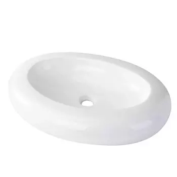 Накладная раковина Orange B08-640w белая глянцевая, 63.5 см