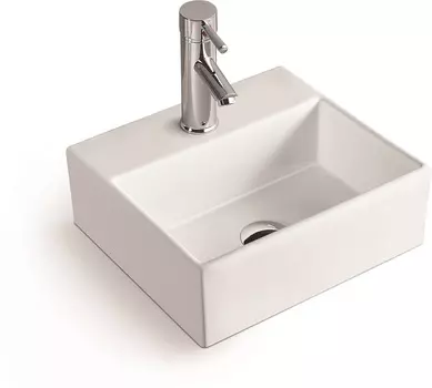 Накладная раковина SantiLine 33 см SL-2001 белая