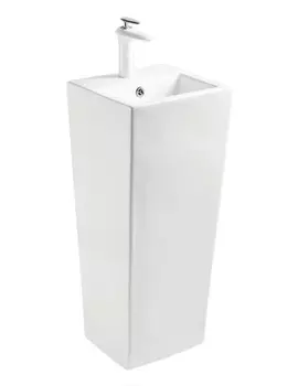 Накладная раковина SantiLine 35 см SL-4010 белая