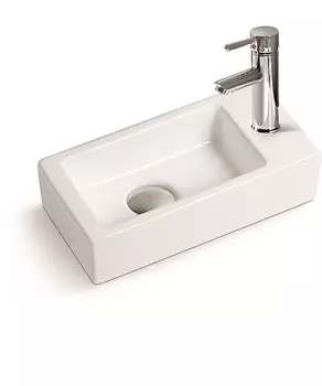 Накладная раковина SantiLine 37 см SL-2010L белая