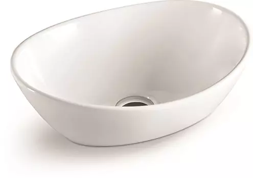 Накладная раковина SantiLine 41 см SL-1016 белая