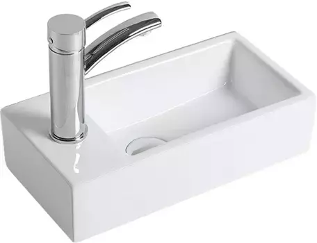 Накладная раковина SantiLine 41 см SL-2009R белая