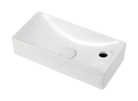 Накладная раковина SantiLine 44 см SL-2023L белая