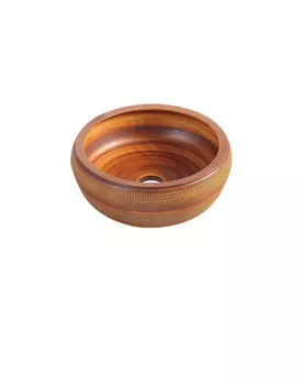 Накладная раковина SantiLine 44 см SL-7004 коричневая