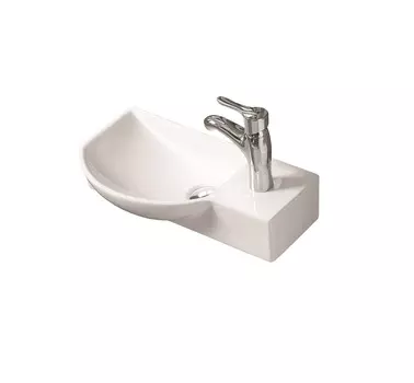 Накладная раковина SantiLine 45 см SL-2012L белая