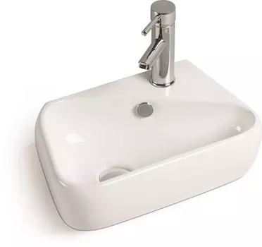 Накладная раковина SantiLine 45 см SL-2017L белая