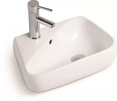 Накладная раковина SantiLine 45 см SL-2017R белая