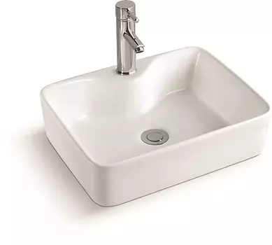 Накладная раковина SantiLine 48 см SL-1011 белая