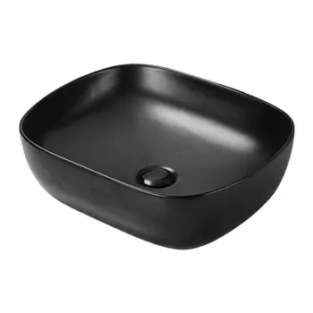 Накладная раковина SantiLine 49 см SL-1105MB черная матовая