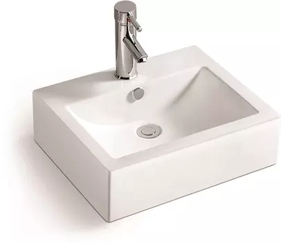 Накладная раковина SantiLine 52 см SL-1005 белая