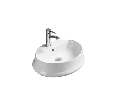 Накладная раковина SantiLine 56 см SL-1071 белая