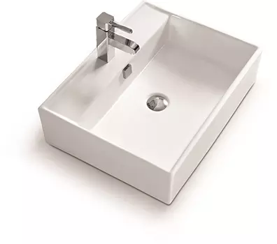 Накладная раковина SantiLine 59 см SL-1002 белая