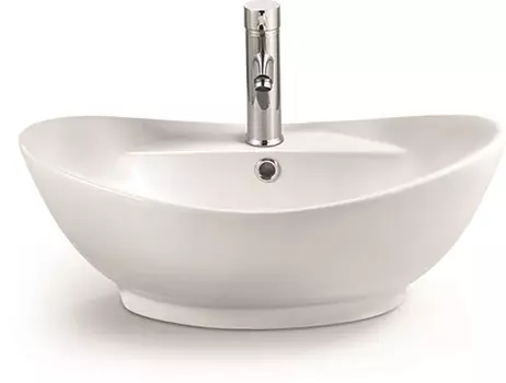 Накладная раковина SantiLine 59 см SL-1022 белая