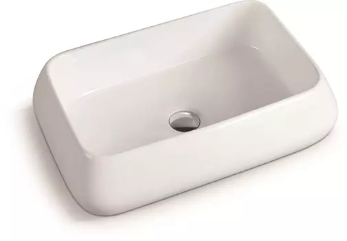 Накладная раковина SantiLine 60 см SL-1061 белая