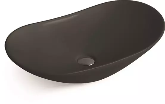 Накладная раковина SantiLine 61 см SL-1025MB черная матовая