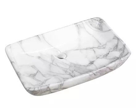 Накладная раковина SantiLine 70 см SL-7027 мрамор