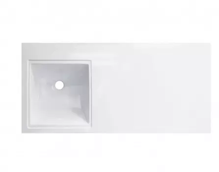 Накладная раковина Style Line Даллас 100 см СС-00000516 левая, белая