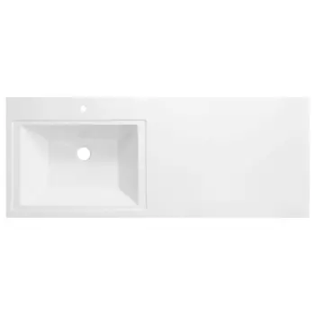 Накладная раковина Style Line Даллас 120 см СС-00000367 левая, белая