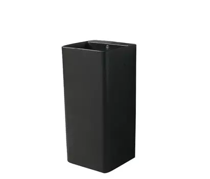 Напольная раковина SantiLine 42 см SL-4005МВ черная матовая