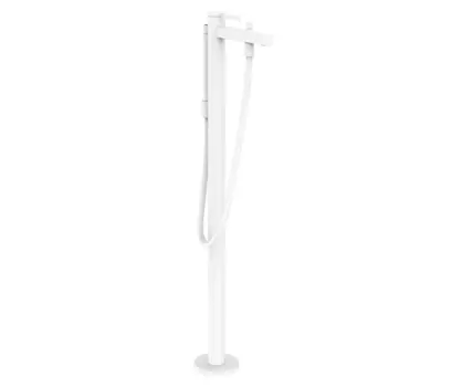Напольный смеситель для ванны Hansgrohe Finoris 76445700 белый матовый