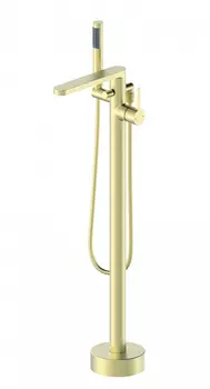 Напольный смеситель для ванны WONZON & WOGHAND STICK WW-88649901-BG золото
