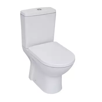 Напольный унитаз с бачком Koller Pool Round Arc 37 см RA0600RC белый, с крышкой микролифт